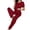 *Red, variant on Binmer Women's Crew Neck Short Sleeve Pajama Set, Casual 2-Piece Loungewear with Long Pants Black,Women's Plus L