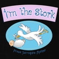 thumbnail image 2 of CafePress - Im The Stork Surrogate Mother Maternity T Shirt - Maternity Dark T-Shirt, 2 of 3