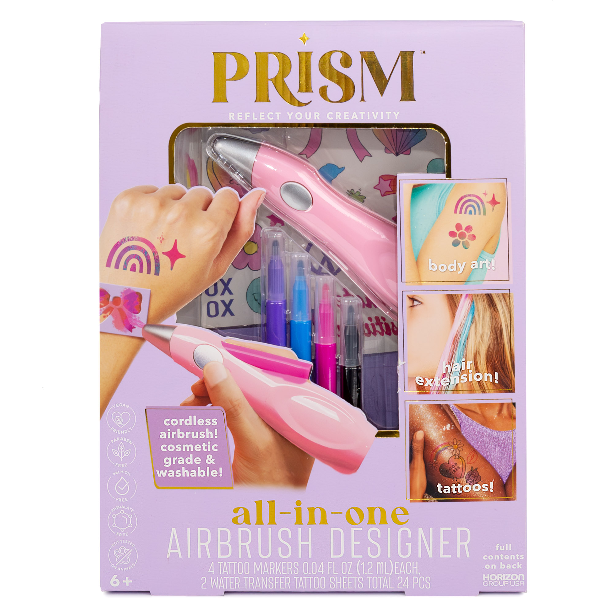 Prism All-in-One Airbrush Designer Hair Art Kit