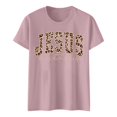 thumbnail image 5 of Jesus The Way The Truth The Life Graphic Tees for Women 2026 Summer Casual Short Sleeve Crewneck Christian T Shirts, 5 of 5