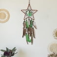 thumbnail image 1 of Fiudx Carillón de Viento de Metal, Diseño de Atrapasueños, Decoración con Temática Forestal, Ambiente Caprichoso, Perfecto para El Jardín de Casa, Juego Único de 5 Piezas, 48 Cm de Largo, Ideal para, 1 of 6