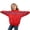 Red, variant on Girls Long Sleeve Letter Print Hooded Sweatshirt Casual Pullover Hoodie with Soft for Daily Wear and Outdoor Activities Youth Fashion Apparel Hoodie for Girls 13-14 Y