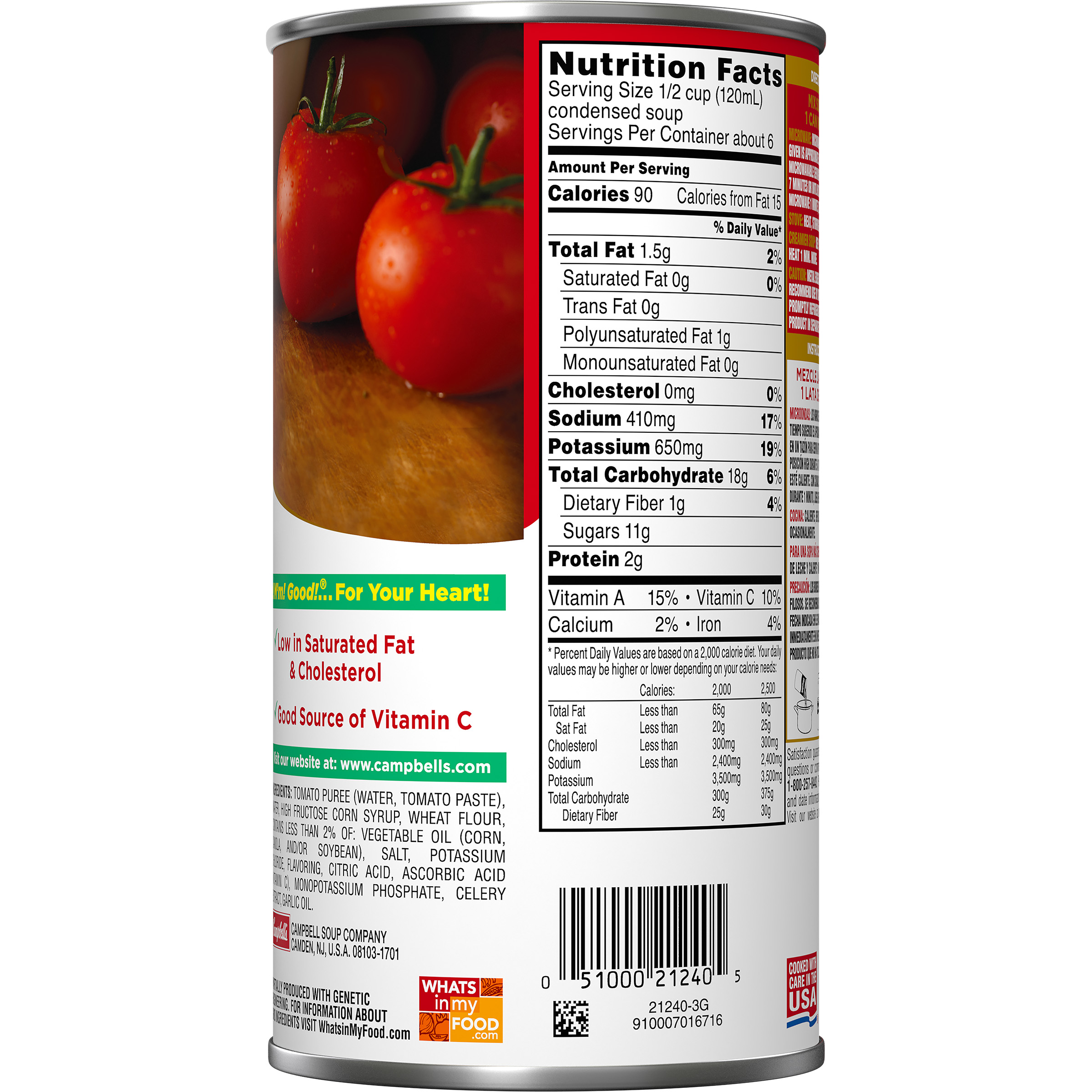 Campbell S Tomato Soup Nutrition Besto Blog