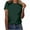 Green B, variant on Loopsun Womens Summer Top, T Shirts for Women, Women's Round Neck Solid Color Short Sleeve Casual Loose Top Orange M