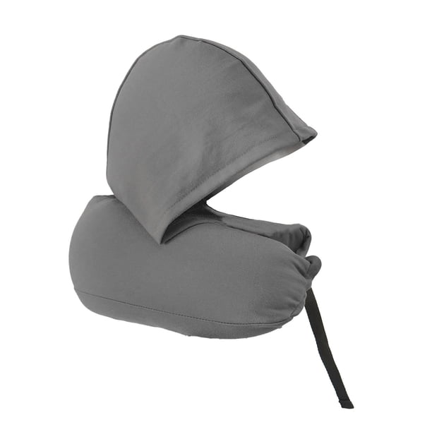 Almohada De Viaje, Almohada De Cuello Con Capucha Almohada De Viaje Para El Cuello Para El Vuelo Del Avión