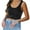 Black summer tops for women, variant on USSUMA Sleeveless Women Tops Dressy Casual Crop Basic Tank Yoga Sport 2022 Trendy T-Shirt Shirts Solid Cropped Short Tunics Top Plus Size for Women Round Neck Summer Blouse