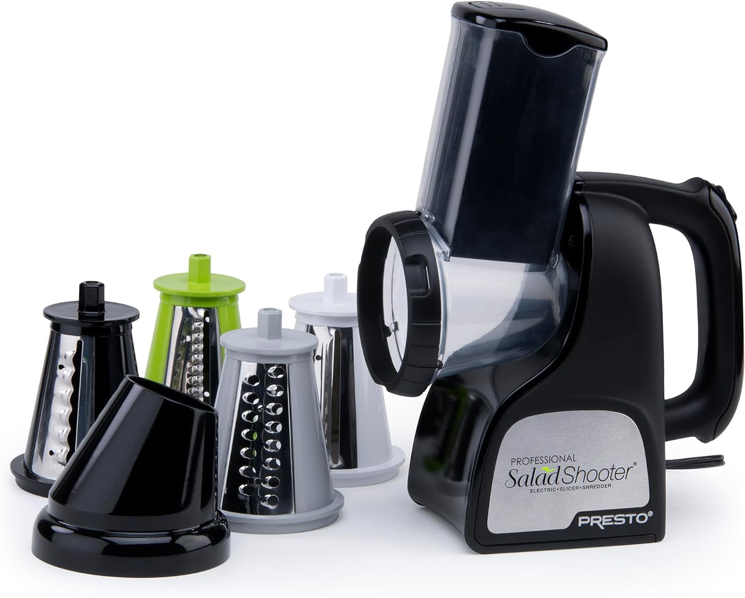 Presto Professional SaladShooter Electric Slicer/Shredder, Black