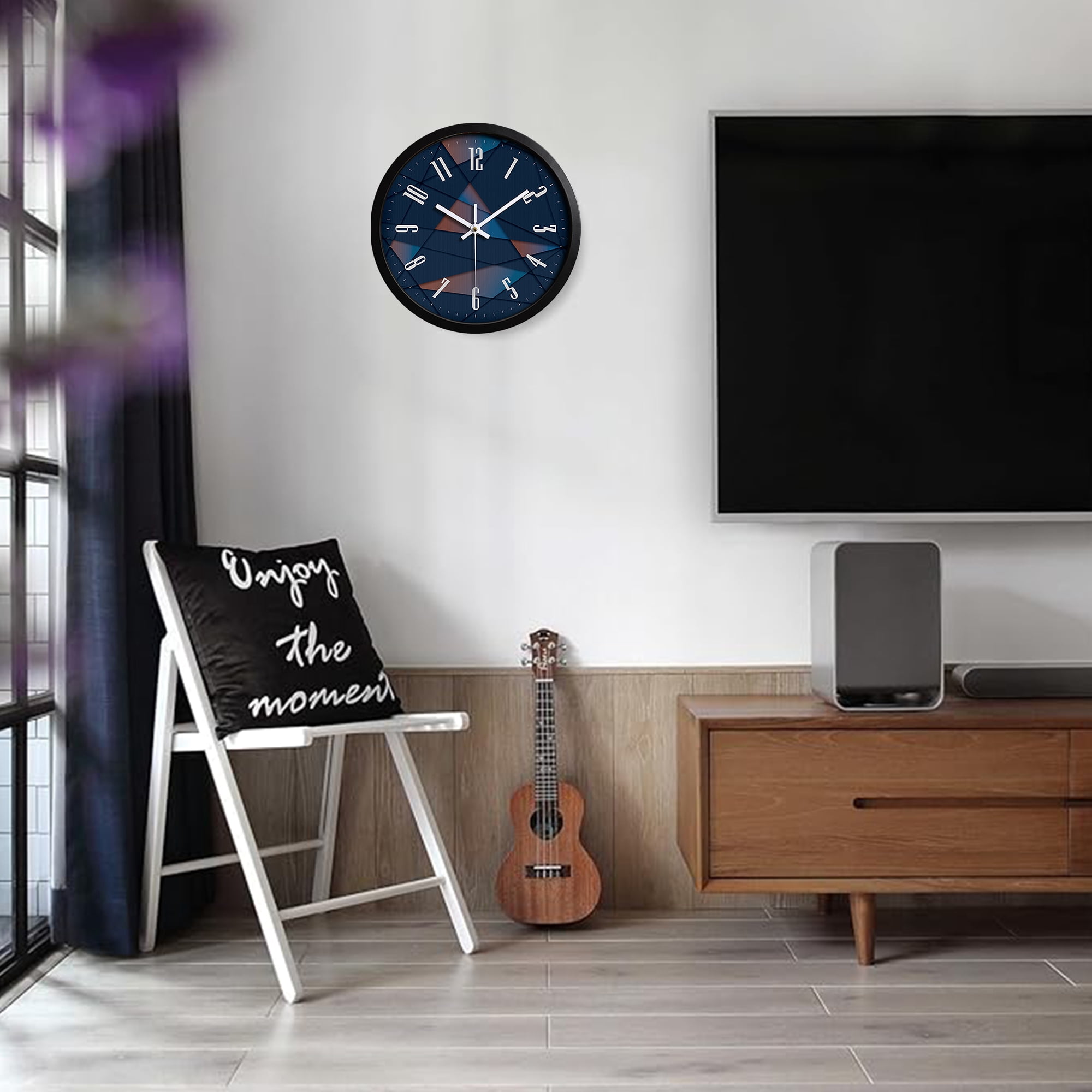 CozySound Wall Clock Silent Non Ticking 12 Inch for Home/Kitchen/Office/Classroom/School Clocks