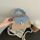 thumbnail image 2 of LHSHID Women Straw Crossbody Bag Leather Top Handle Straw Handbag Summer Straw Beach Bag Weave Shoulder Bag Rattan Clutch Purse, 2 of 6