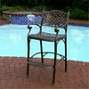 Oakland Living 2110-AB - Mississippi Bar Stool - Antique Bronze