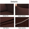 thumbnail image 4 of Stretch 4 Seats Sofa Cover Slipcover 1-Piece Fabric Slipcover Furniture Protecter, 4 of 6