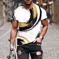 thumbnail image 2 of DIOAZUD Men's Short Sleeve Graphic Tees Big and Tall Causal Tie Dye Shirts Loose Fit Crewneck T-Shirts Fashion Tee for Summer, 2 of 6