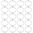 thumbnail image 1 of Buckle Rings,20pcs Metal Rings Durable O Rings Craft Rings Innovative Solution, 1 of 14