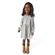 Modern Moments by Gerber Toddler Girl Dress with Ruffle, Sizes 12 Months - 5T