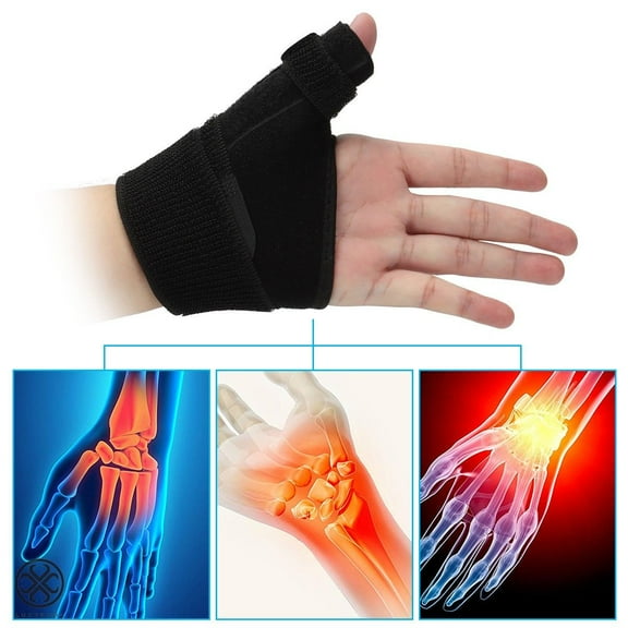 Luxtrada Arthritis Thumb Splint, 1PC Adult Left / Right Hand Wrist Support Brace Adjustable Medical Thumb Spica Stabilizer Carpal Tunnel & Trigger Thumb Immobilizer