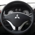 thumbnail image 1 of Suitable for Mitsubishi Custom Car Steering Wheel Braid Cover Genuine Leather 100% Fit Pajero 2008-2011 V73 2011 L200 Car Accessories-JC, 1 of 4