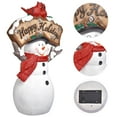 thumbnail image 6 of Yescom Christmas Tabletop Decoration Snowman with Led Light Christmas Theme Wedding Home Party Tabletop Decoration, 6 of 9
