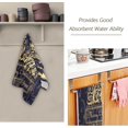 thumbnail image 3 of Christmas Gold Xmas Tree Hand Towels, Black Background Kitchen Towel Ultra Soft and Absorbent,Decorative Fingertip Face Towel for Bathroom Hotel, 2 PCS, 28.3"x 14.4", 3 of 6