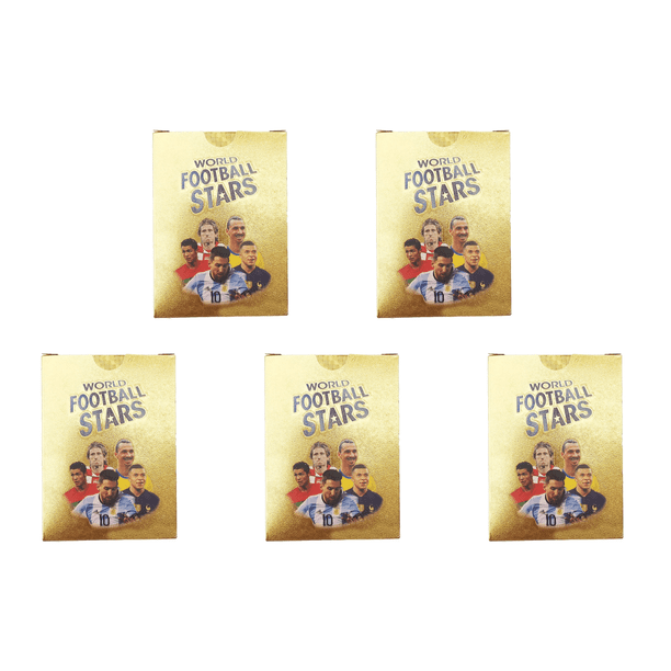 Tarjetas Fútbol 55 Uds. Sin Repeticiones para Y Adultos (dorado)