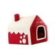 thumbnail image 3 of Cama-cama Snow House para gatos de interior. Diseño divertido y festivo, antideslizante, cálida en invierno, suave y acogedora. Lavable. Tienda-cueva, 3 of 8