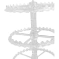thumbnail image 4 of ZOUSSIQI Earring Organizer Holder,Rotating Hanging Rack,Jewelry Display Stand,Storage Rack for Necklace Vanity Table Earrings Bracelet, 3 Tier Clear CA919-16950, 4 of 7