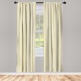 thumbnail image 3 of Ambesonne Pear Curtains, Cartoon Fruit Pattern, Pair of 28"x63", Pale Earth Yellow White, 3 of 5
