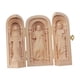 thumbnail image 2 of Estatua de madera católica ornamento de oración escultura de Jesús figura cristiana de madera para mesa, 2 of 9