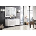 thumbnail image 2 of James Martin Vanities E645-V60d-3Car Athens 60" Free Standing Double Wood Vanity Set -, 2 of 5