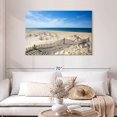 thumbnail image 2 of Elephant Stock Provincetown Beach Wall Art - Horizontal Canvas Wall Art - Living Room Wall Decor - Beach Canvas - Beige And Blue Decor - 45" x 30", 2 of 8