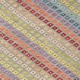 thumbnail image 1 of Ahgly Company Machine Washable Indoor Square Contemporary Orange Salmon Pink Area Rugs, 6' Square, 1 of 7