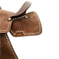 thumbnail image 3 of Resistance Youth Hard Seat Barrel Style Deep Seat Saddle And Buck Stitch -10 12 13 Inch, 3 of 5