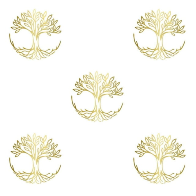 relayinert Tree Of Life Wall Stickers Living Room Décor Effortlessly Impeccable Decoration PVC Bedroom Decoration Wall Sticker 5Set