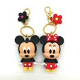 thumbnail image 2 of Llavero colgante de Disney para niños, colgante de Mickey Mouse, Pato Donald, bolsa de regalo pequeña, llavero de flores, recuerdos de eventos, 2 of 5