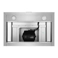 thumbnail image 3 of RCA 30 in. Sterling Collection 400 CFM Ducted T-Shape Wall Mount Range Hood, Push Buttons, LEDs, Stainless Steel, 3 of 18