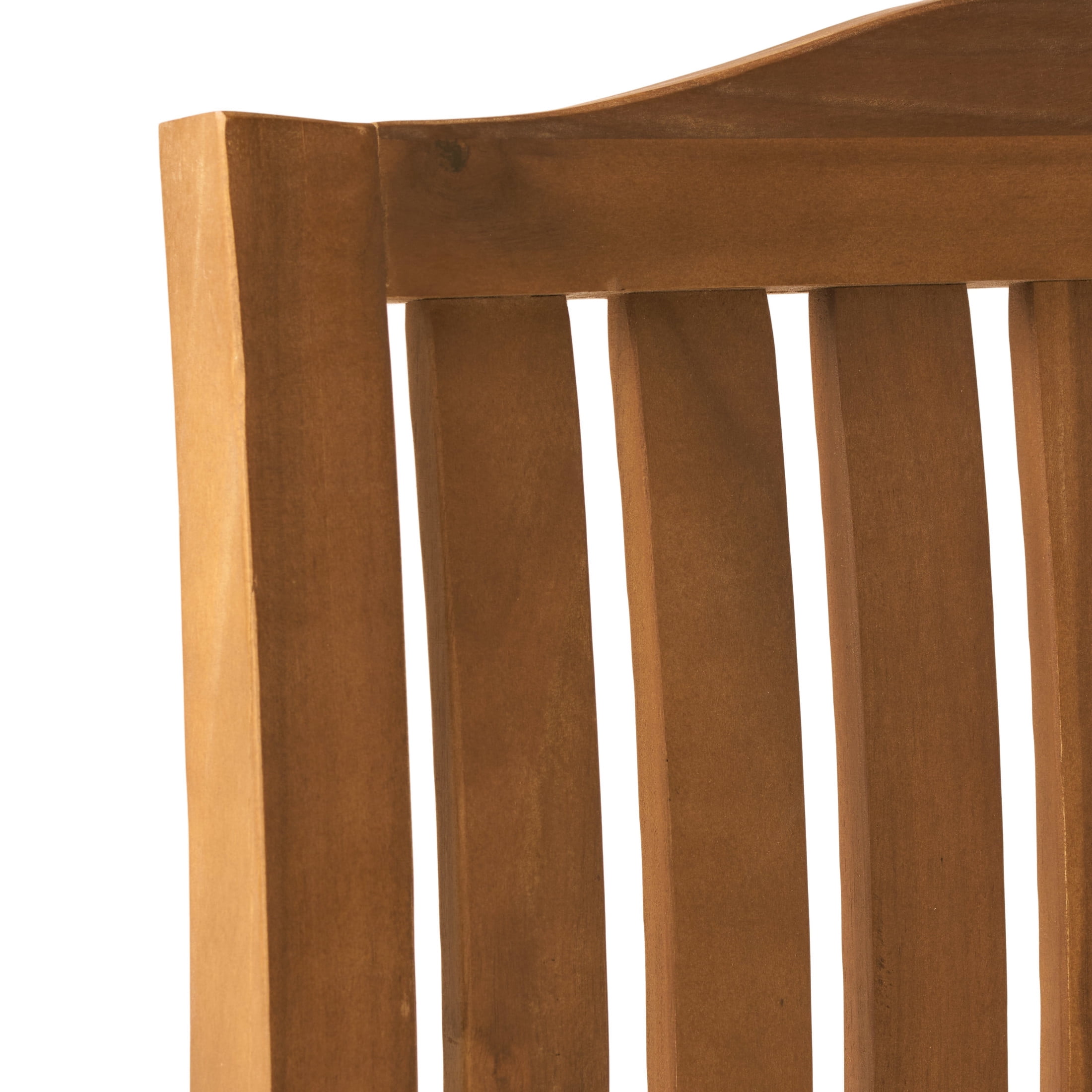 Christopher Knight Home 7-Piece Farmhouse Outdoor Patio Acacia Wood Dining Set with Cream Cushions, Teak