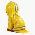 thumbnail image 3 of Chubasquero para perros amarillo L XL mascota chaqueta jinwen  Impermeable para cachorros, 3 of 8