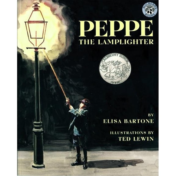 Peppe the Lamplighter: A Caldecott Honor Award Winner, (Paperback)