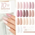 thumbnail image 3 of Gellen Gel Nail Polish Starter Kit with UV Lamp, 10 Colors Nudes Pink Peach Gel Polish with 36W Nail Lamp Top & Base Coat Nail Tools Manicure Set & Storage Box, All-In-One Gel Nail Polish Kit, 3 of 9