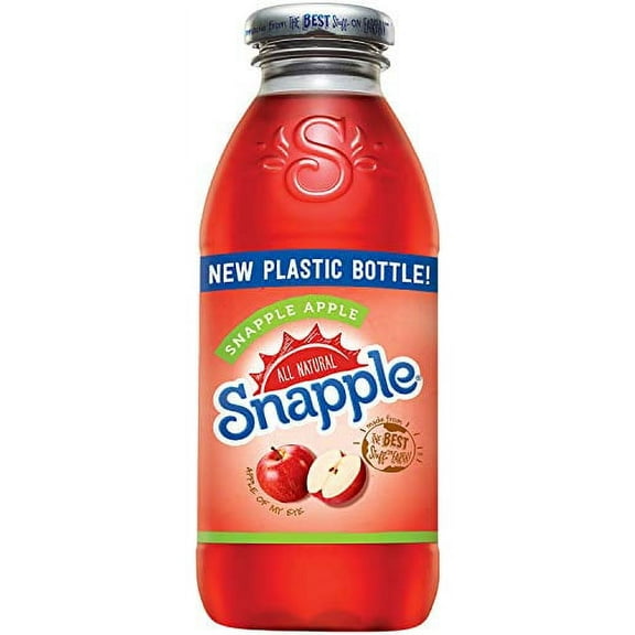 Snapple - Apple - 16 fl oz (24 Plastic Bottles)