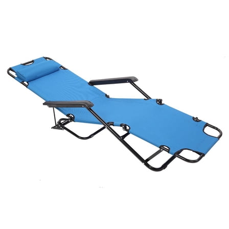 iTopRoad Outdoor Adjustable Chaise Lounge, Patio Chairs, Beach Chairs
