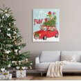 thumbnail image 2 of Stupell Industries Oh What Fun Holiday Car Graphic Art Gallery Wrapped Canvas Print Wall Art, Design by Arrolynn Weiderhold, 2 of 7
