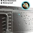 thumbnail image 3 of 13 PCS Tool Storage Rack, 64 Inches Adjustable Garage Organization Wall Mounted Storage System with 9 Hooks, Heavy Duty Steel Garden Tool Organizer Wall Holders, 3 of 5