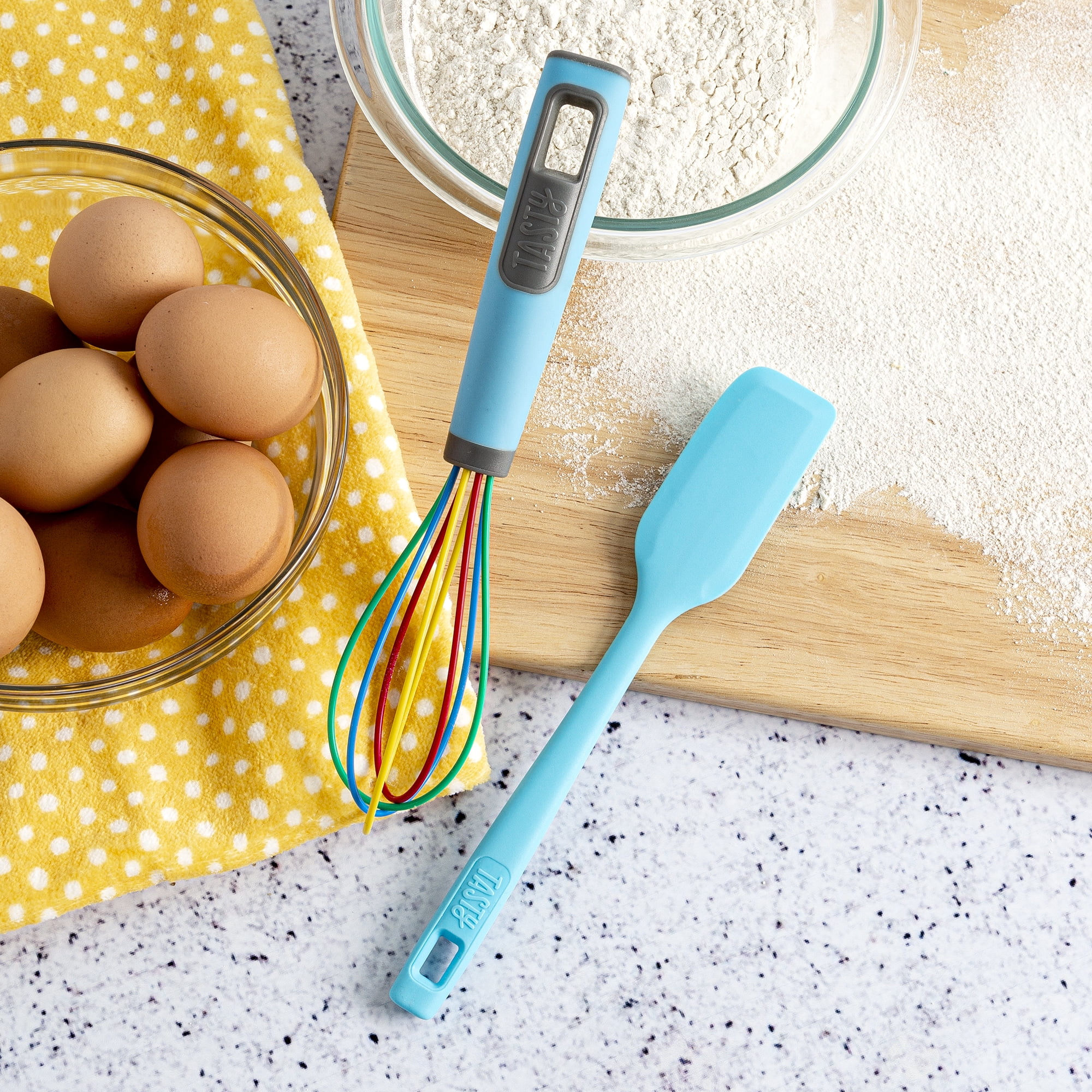 Zyliss Mini Masher & Scoop, Mini Whisk & Does It All Spatula -  Dishwasher-Safe Food Masher, Small Whisk & Silicone Spatula Set for Kitchen  Accessories