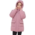 thumbnail image 6 of Rokka&Rolla Girls' Quilted Thigh Length Puffer Jacket, 6 of 13