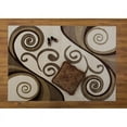 thumbnail image 3 of Antep Rugs Zeugma Collection Passaic Floral Area Rug CREAM/BEIGE 5'3" X 7', 3 of 3