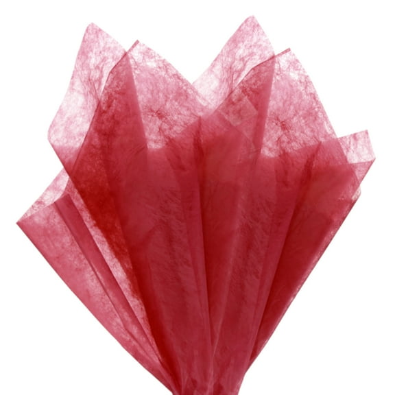 38-Sheet Korean Cotton Wrapping Flower Paper, 11.8" Floral Paper [Red]