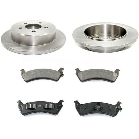 Rear Brake Pad and Rotor Kit - Compatible with 2001 - 2002 Ford Explorer Sport