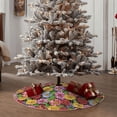 thumbnail image 5 of KLL Daisies Flowers Christmas Tree Skirt 30" ,Party Decorations Farmhouse for Christmas Decorations Holiday Party, 5 of 6