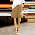 thumbnail image 4 of MKLEKYY Pantalones Cortos para Mujer, Pantalones Cortos Anchos de Pierna para Mujer, Pantalones Cortos Cómodos, Pantalones Cortos Casuales de Moda, Pantalones Cortos Sueltos Hasta La Rodilla, 4 of 4
