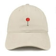 thumbnail image 1 of Trendy Apparel Shop Red Pin Emoticon Quality Embroidered Low Profile Brushed Cotton Dad Hat Cap - Carolina Blue, 1 of 2